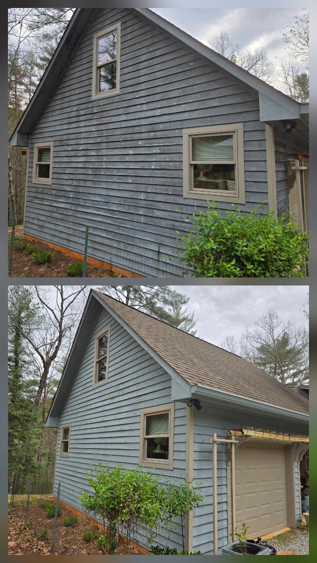 Our Soft Wash Technique Achieved a Pristine Clean for This House in Cumming, GA