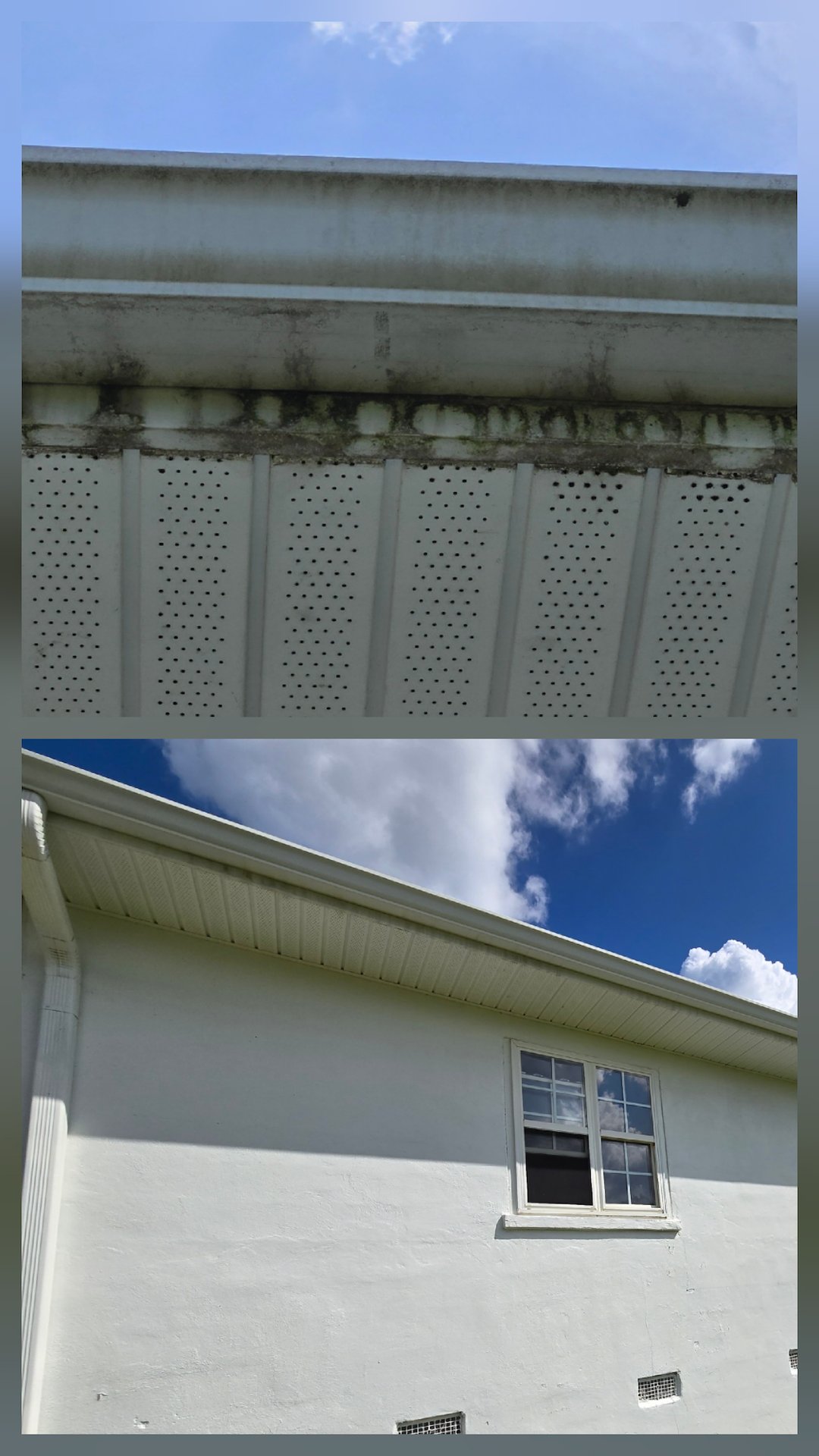 THIS COMMERCIAL PROPERTY IN DAWSONVILLE, GA, RECEIVED OUR EXTERIOR HOUSE CLEANING SERVICE