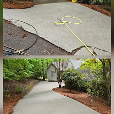 THIS-DRIVEWAY-IN-GAINSEVILLE-GEORGIA-HAS-BEEN-RESTORED-TO-A-LIKE-NEW-CONDITION-BY-OUR-DRIVEWAY-CLEANING-SERVICE 0